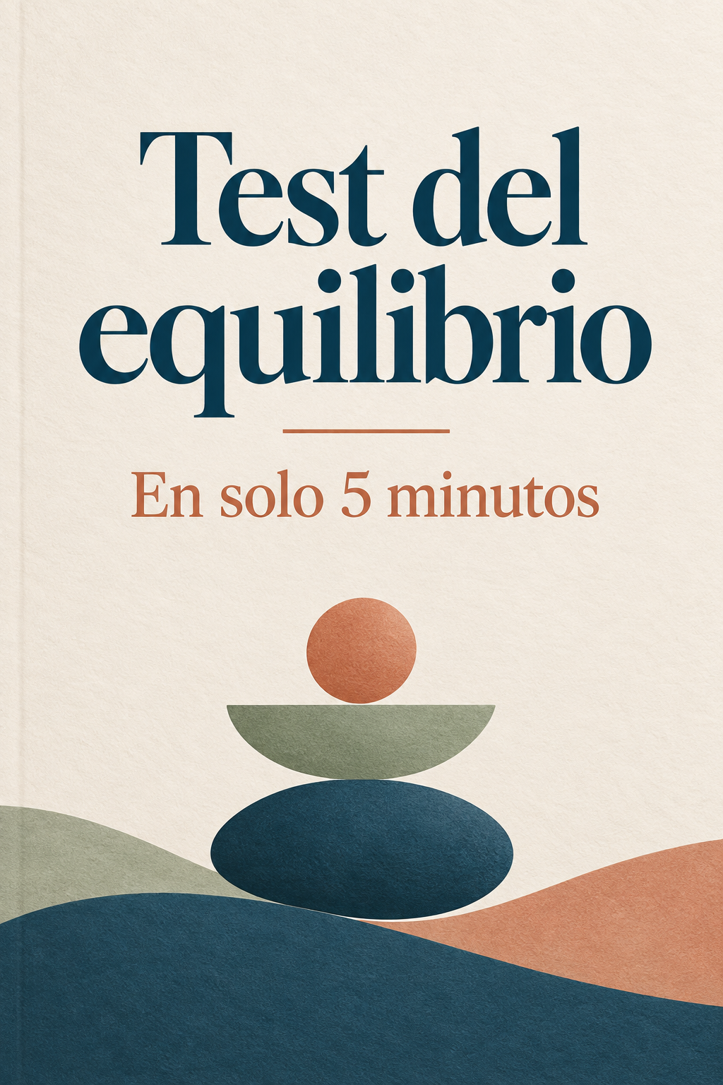 Portada de Test del equilibrio: En solo 5 minutos